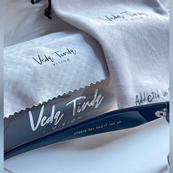 Veda Tinda Vision Cat Eye Sunglasses for Women Tinted Polarized Retro Large - Picture 3 of 11